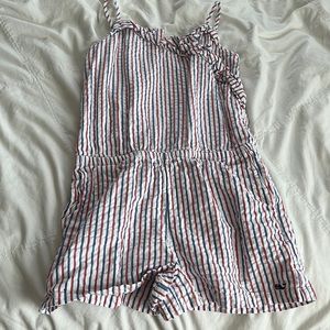 vineyard vines red white and blue romper M girls